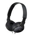 Slúchadlá do uší Sony MDR-ZX110AP, káblový minijack s mikrofónom, čierne