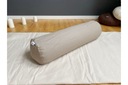 BOLSTER ROLLER na JOGU 70x20cm s poťahom, BÉŽOVÁ