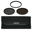 3X HOYA FILTER 72MM UV POLARIZOVANÝ ŠEDÝ + Púzdro