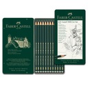 Sada 12ks ceruziek Faber Castell 9000 v puzdre 8B-2H