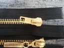 Čierno-zlaté ZIPPERS 40 CM METAL 5 MM výrobca