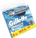 GILLETTE Náhradné čepieľky pre holiaci strojček Mach3 Start, 8 kusov