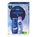 NIVEA CARING MOMENT Darčeková sada kozmetiky pre ženy, gél + pleťová voda