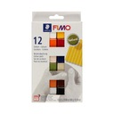 Fimo 12kolx25g mäkká prírodná termotoetálna hmota