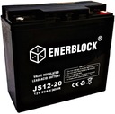 AGM BATÉRIA 12V 20Ah ENERBLOCK DEEP-CYCLE STRONG