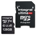 INTEGRÁLNA PAMÄŤOVÁ KARTA MicroSD 128 GB V30 U3 100 MB