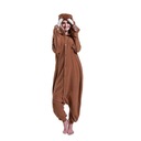 OVERAL MORS SEAL ONESIE BROWN KIGURUMI L