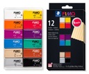 Sada farieb FIMO hmoty Basic 12x25g Staedtler