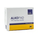 ALCOPAD - DEZINFEKČNÉ TESNICE M 65 x 55 100 ks