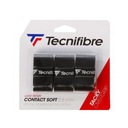 TECNIFIBRE CONTACT SOFT OVERGRIP obaly Čierna 3 ks