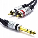 JACK KÁBEL 6,3 STEREO 2x RCA VITALCO 10m MK82