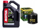 MOTUL OIL 10W40 4T 5100 4L + HF 204RC