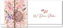 Elegantná pastelová svadobná karta Premium KPAS124