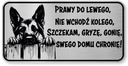 Pozor psov znak - nemecký ovčiak