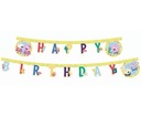 Banner Happy Birthday Peppa Pig 2,3 m