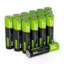 16x AAA BATÉRIE R3 950mAh ZELENÉ ČLÁNKY BATERIE PRE SOLARNÉ LAMPY