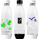 3x SODASTREAM SATURATOR FĽAŠE OPÄTOVNE POUŽITEĽNÉ PEPSI PET SET