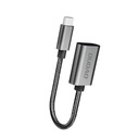 Adaptér z USB 2.0 na USB typu C sivý