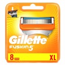 8x ORIGINÁLNE ČEPEĽOVÉ NÁPLŇKY PRE FUZNÉ NOŽE GILLETTE