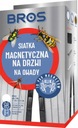 BROS Magnetická moskytiéra na dvere 1 x 2,2m biela