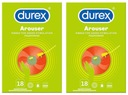 Durex Arouser kondómy s prúžkami 36 ks.