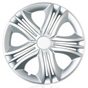 4x Fun 14 Silver Hubcaps pre Honda