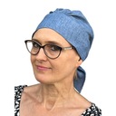 Džínsová šatka Turban Tess L-316 na leto