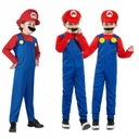 KOSTÝM SUPER MARIO 6L 110-120CM veľkosť M