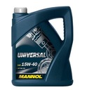 MANNOL UNIVERZÁLNY MOTOROVÝ OLEJ 15W40 5L