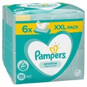 HIT! Pampers sensitive obrúsky 6x80 ks!