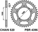 PBR ZADNÉ OZNAČENIE 4396 39 APRILIA RS 125 06-12