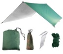 TARP Camping Tarp Waterproof Thermal Sun Sail 3 x 3 m