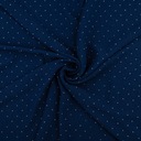 American Fabric Krepa Navy Blue Remanestones na košeli