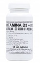 VITAMÍN D3 50 000 IU A K2 350 MG PODKOVA 60 KS