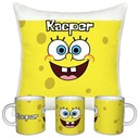 SET SPONGEBOB HRNČEK + VANKÚŠ + MENO