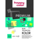 Technický blok HAPPY COLOR PREMIUM A4 10 farieb