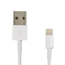 USB KÁBEL PRE IPHONE LIGHTNING 8-PIN HD4 1 METER BIELY