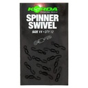 Obratlíky s rýchlospojkou pre obratlíky Korda Spinner, veľkosť 11