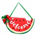 Vitajte leto Watermelon Fruit Sign Drevené nástenné PC