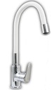 GUTTA FLEXIBLE faucet PAOLA WHITE SPOUT HIT!