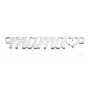 Mama Connector so srdcom, Silver 925 BL 656