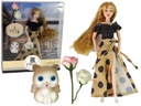 Bábika Emily s mačkou Roses a dlhými vlasmi