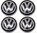 Čierna čiapka Volkswagen VW 65 mm