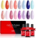 Ab Gel Peach Summer GEL NAIL SET 18 ks