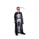 Halloweenske pončo Skeleton čierno-biele 80cm