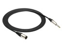 Eco XLR M-Jack stereo mikrofónový kábel 6,3 1m