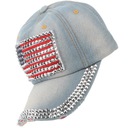 Usa Cap Men Denim Caps