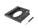 Rám adaptéra HDD 5,25 x 2,5 palca, tenký 12,7 mm