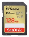 Zrkadlovka SANDISK EXTREME 128GB SDXC U3 180MB/S