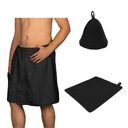 SAUNA SET PÁNSKY KILT KILT KOBEREC ČIERNA